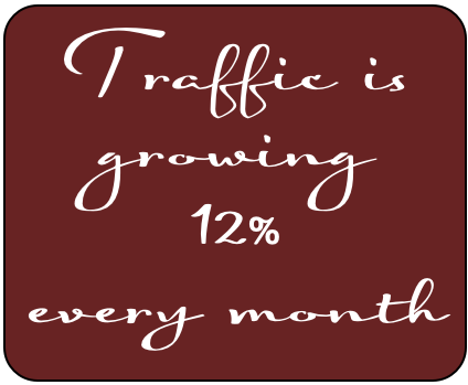 traffic growing 12%